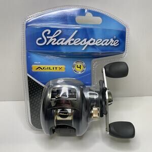 Shakespeare Agility Baitcaster AGLLPB Spinning Fishing Reel NEW
